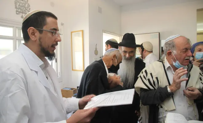 עם הרב שלמה דיסקין שליט״א, רבה של קריית אתא